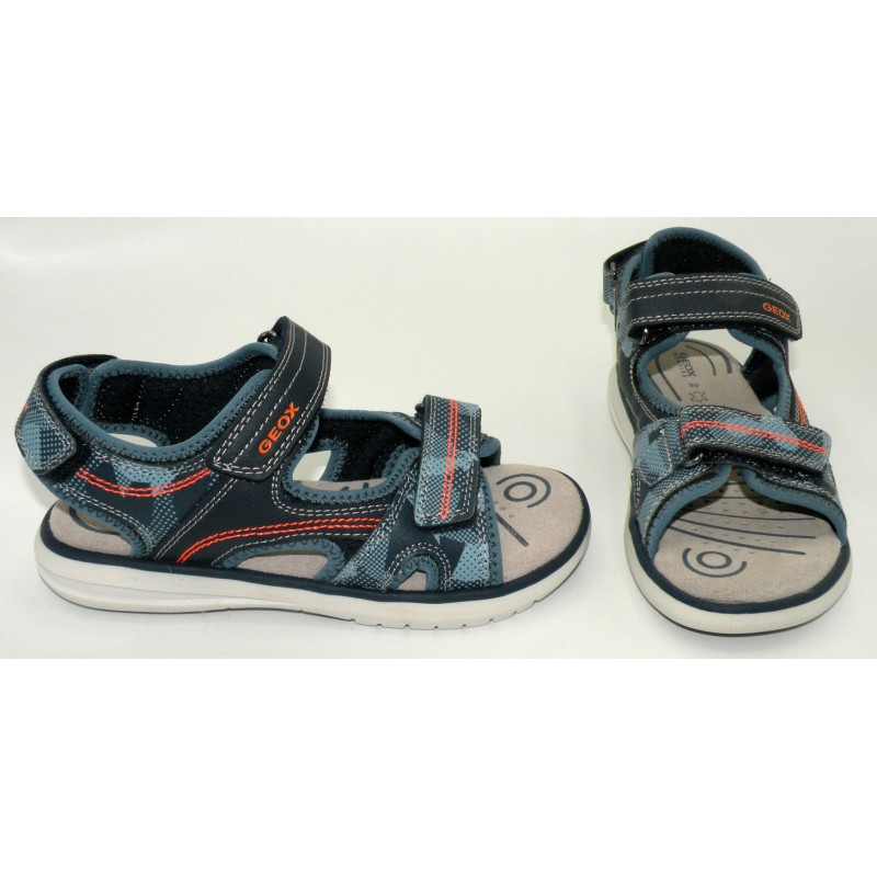 GEOX J15DRD NAVY ORANGE