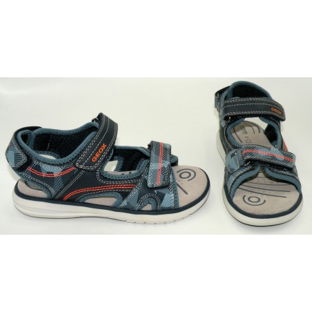 GEOX J15DRD NAVY ORANGE