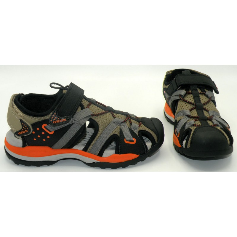 GEOX J920RB BEIGE ORANGE