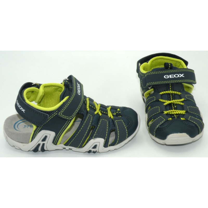 GEOX B1524A NAVY LIME