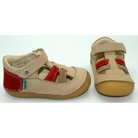 KICKERS 611086 BEIGE ROUGE