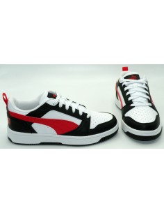 PUMA 393833 BLANCO ROJO